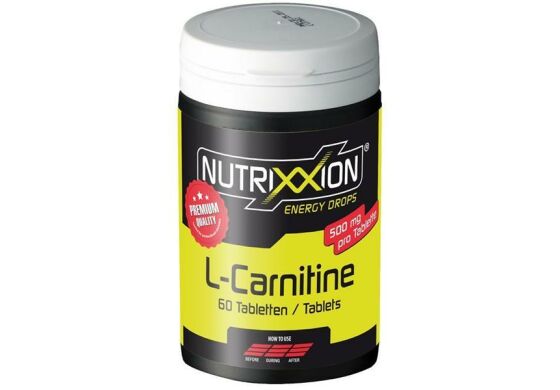 NUTRIXXION Tabletten "L-Carnitin" 500 mg L-Carnitin pro Kautablette. 60 Stück