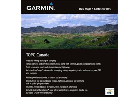 Garmin GPS Karte Topo CD Canada V2010