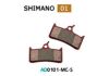 Ashima Bremsbeläge Sint Org Sint Shimano M755 Set mit 4 Belägen