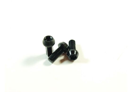 Aluschraube M5x10 konisch 4mm Innen 6-Kant rot