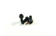 Aluschraube M5x10 konisch 4mm Innen 6-Kant rot