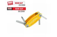 Lezyne Multitool Stainless-4 rot