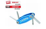 Lezyne Multitool Stainless-4 rot