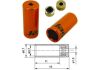 Jagwire Endhülsen für Aussenhülle Schalthülle orange 4,5mm