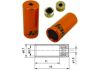 Jagwire Endhülsen für Aussenhülle Schalthülle orange 4mm