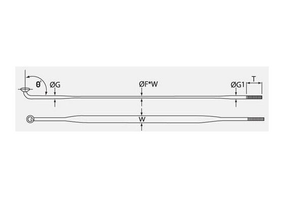 CN Spokes Aero 424 Speichen 284mm